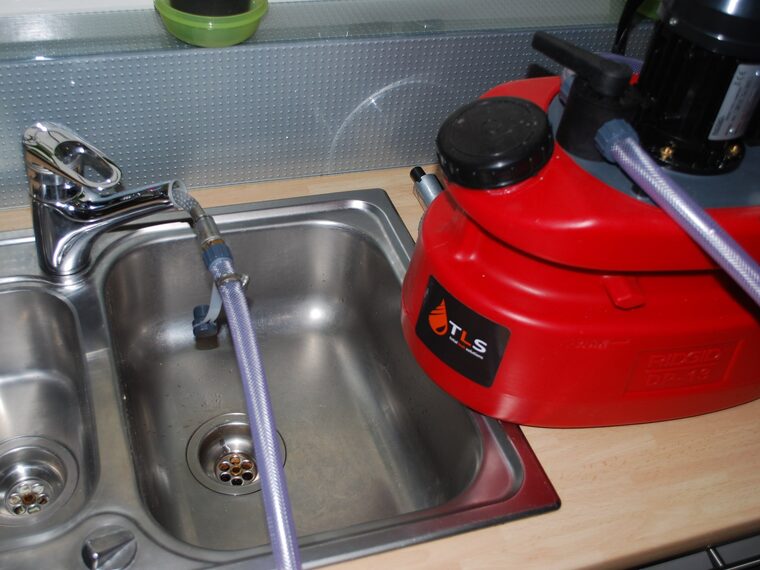 Ontkalken van de waterleiding